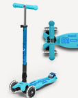 Micro Maxi Foldable Scooter - LED Wheels (More Colors)