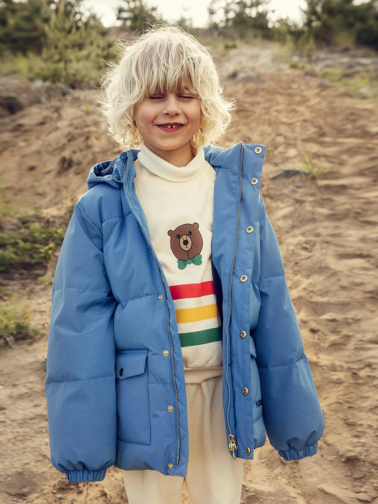 Bear Stripe Sweatshirt by Mini Rodini