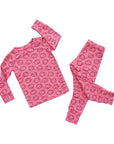 Pink Bubblegum Long Sleeve Happy Pajamas PREORDER