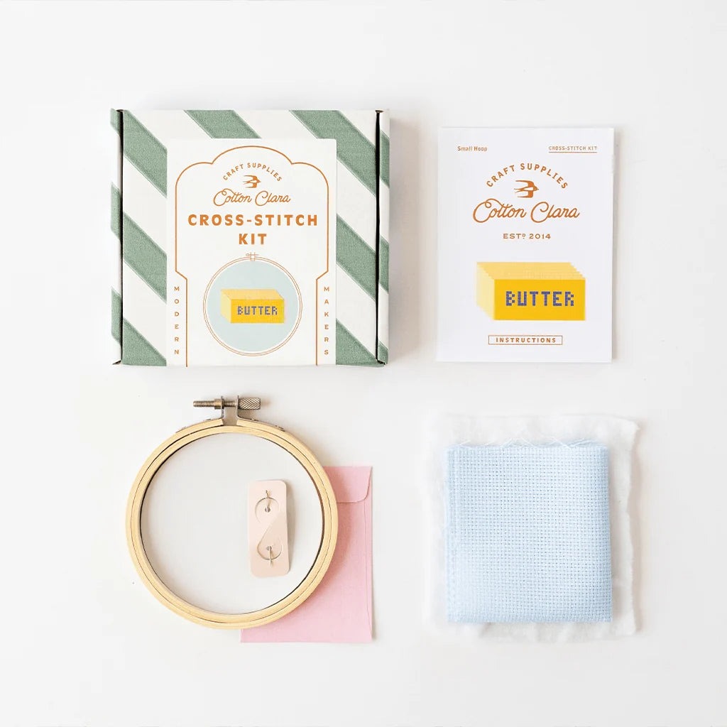 Butter Cross Stitch Kit