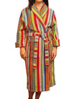 Butterfly Stripe Bathrobe