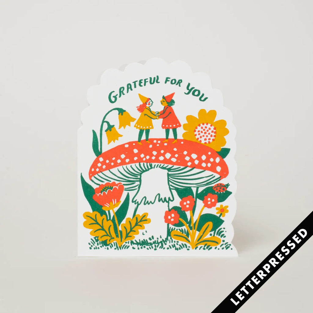 Grateful Gnomes Card by Phoebe Wahl