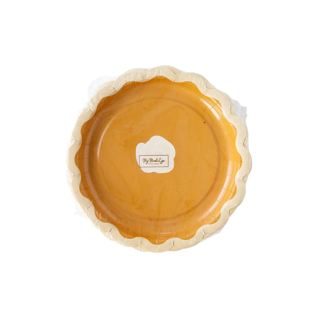 Pumpkin Pie Dessert Paper Plates by My Mind's Eye Paper Goods