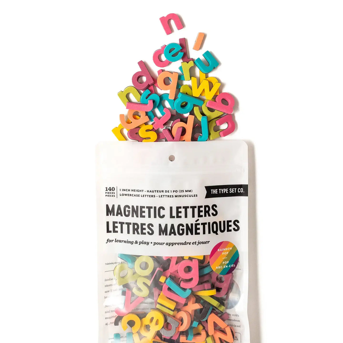 140pc Lowercase Magnetic Letters