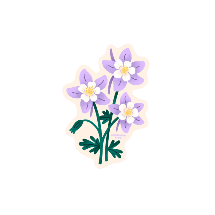 Columbine Sticker by Goodnight Pine