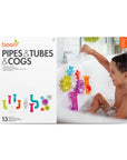 Pipes & Cogs & Tubes Bath Toy Bundle 13pcs Set