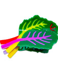 Rainbow Chard Hair Claw by Jenny Lemons