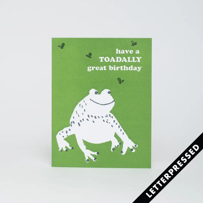 Toad Birthday Card by Egg Press