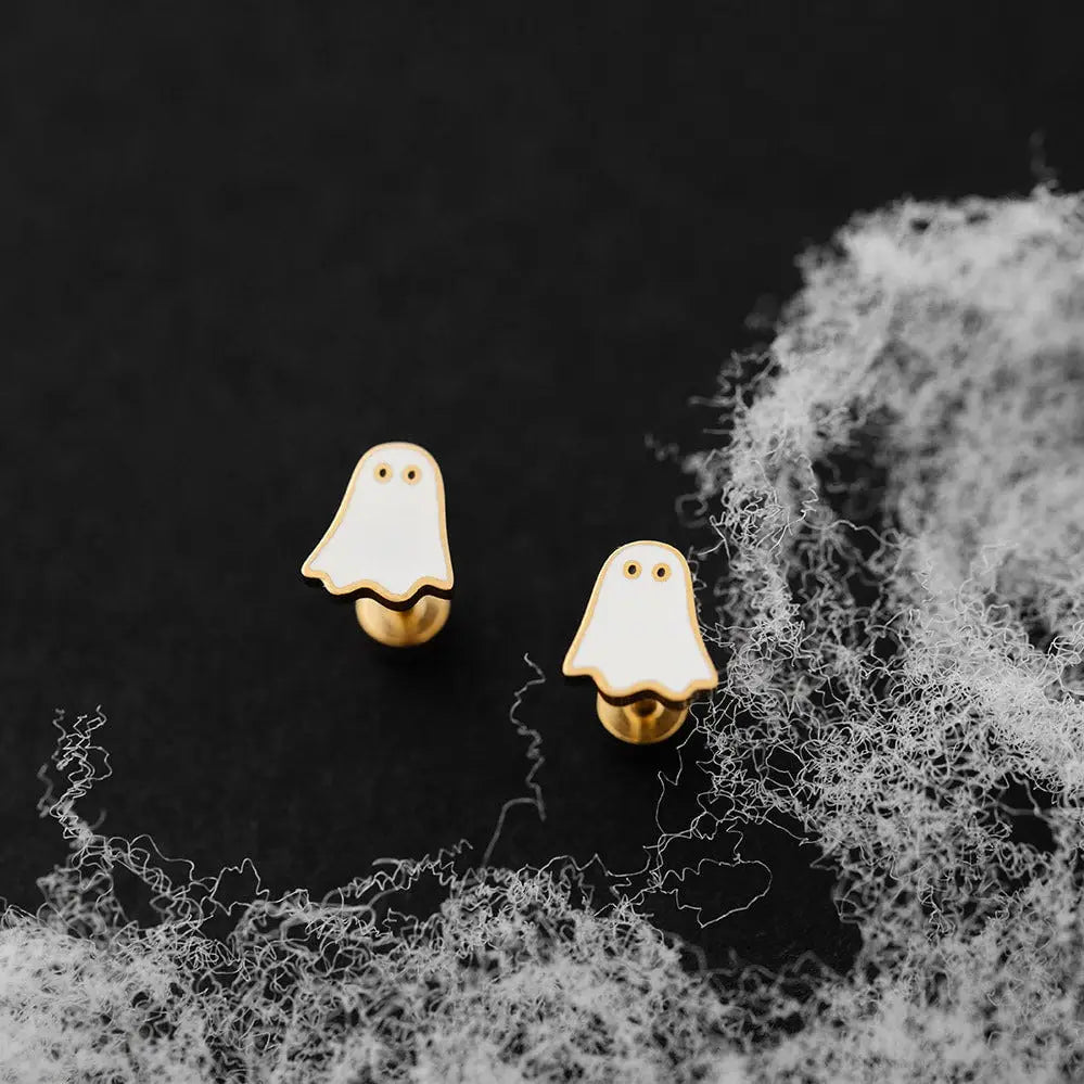 Ghost Stud Earrings
