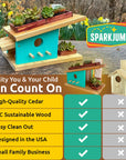 Modern Birdhouse Woodworking Kit