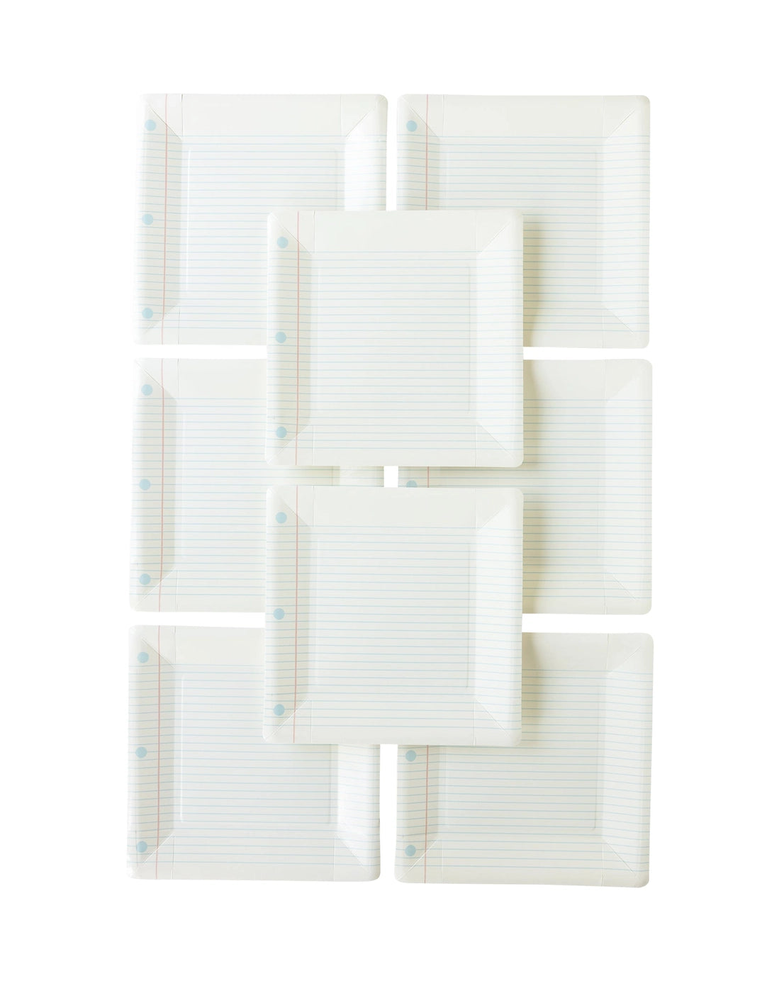 Notebook Paper Plates