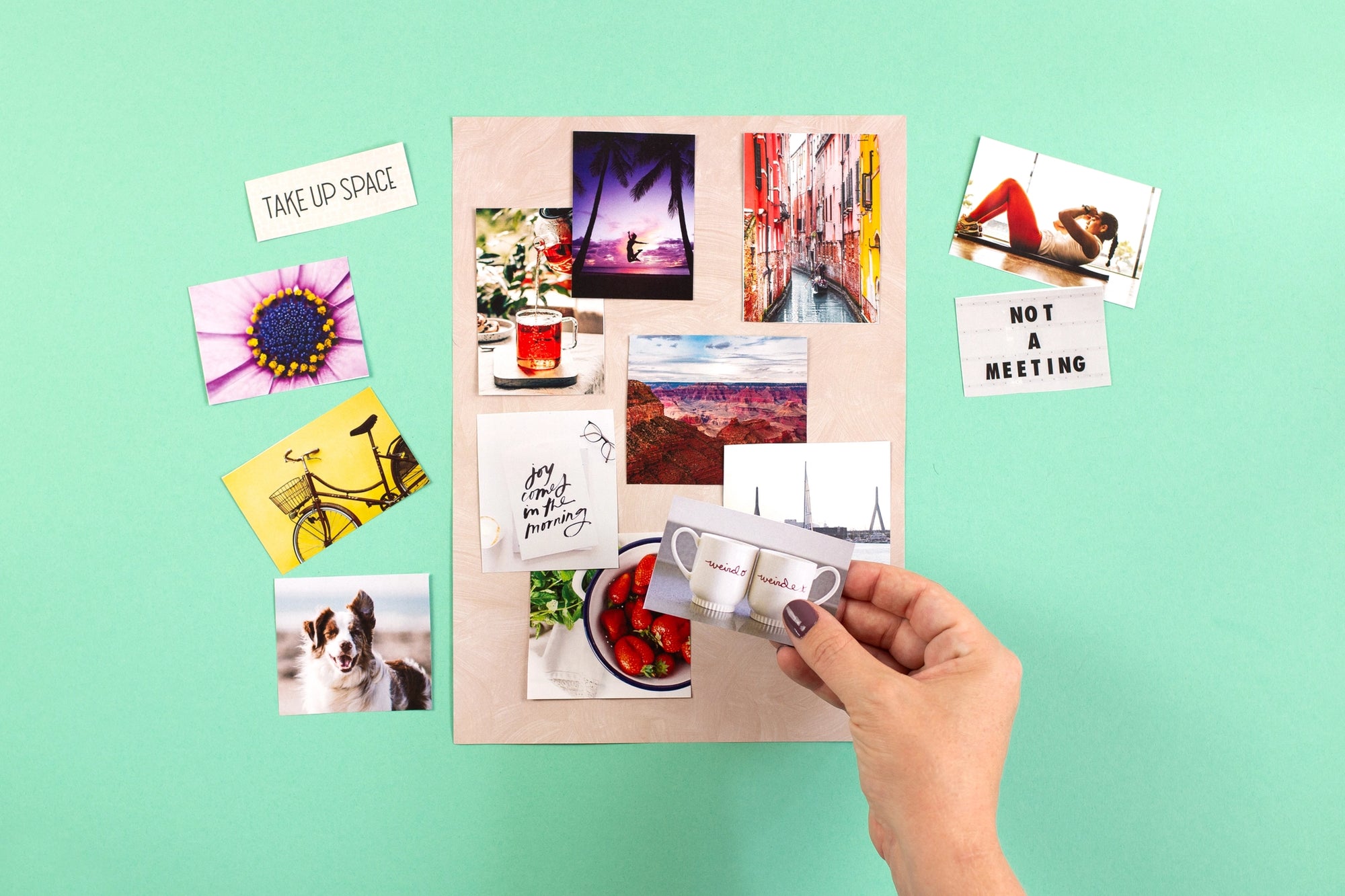 The Vision Board Book: 700+ Words &amp; Images by Free Period Press