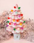 Vintage Tree Night Light - Pink