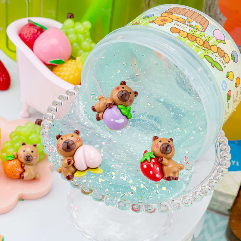 Capybara Fruit Spa Clear Slime