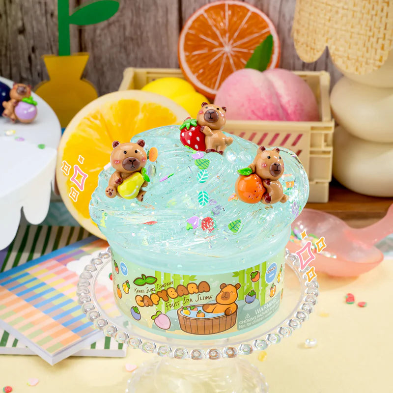 Capybara Fruit Spa Clear Slime