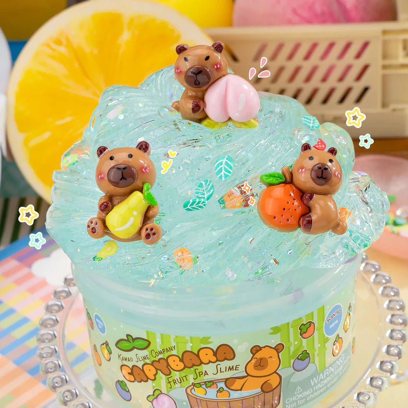 Capybara Fruit Spa Clear Slime
