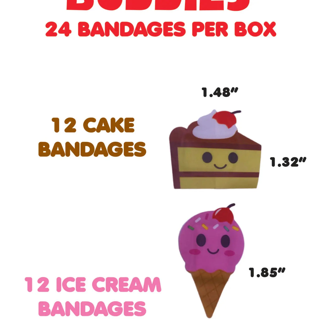 Ice Cream and Cake Bandages by Boo Boo Buddies