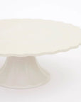 Small Cream Reusable Bamboo Cake Stand