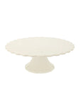 Small Cream Reusable Bamboo Cake Stand