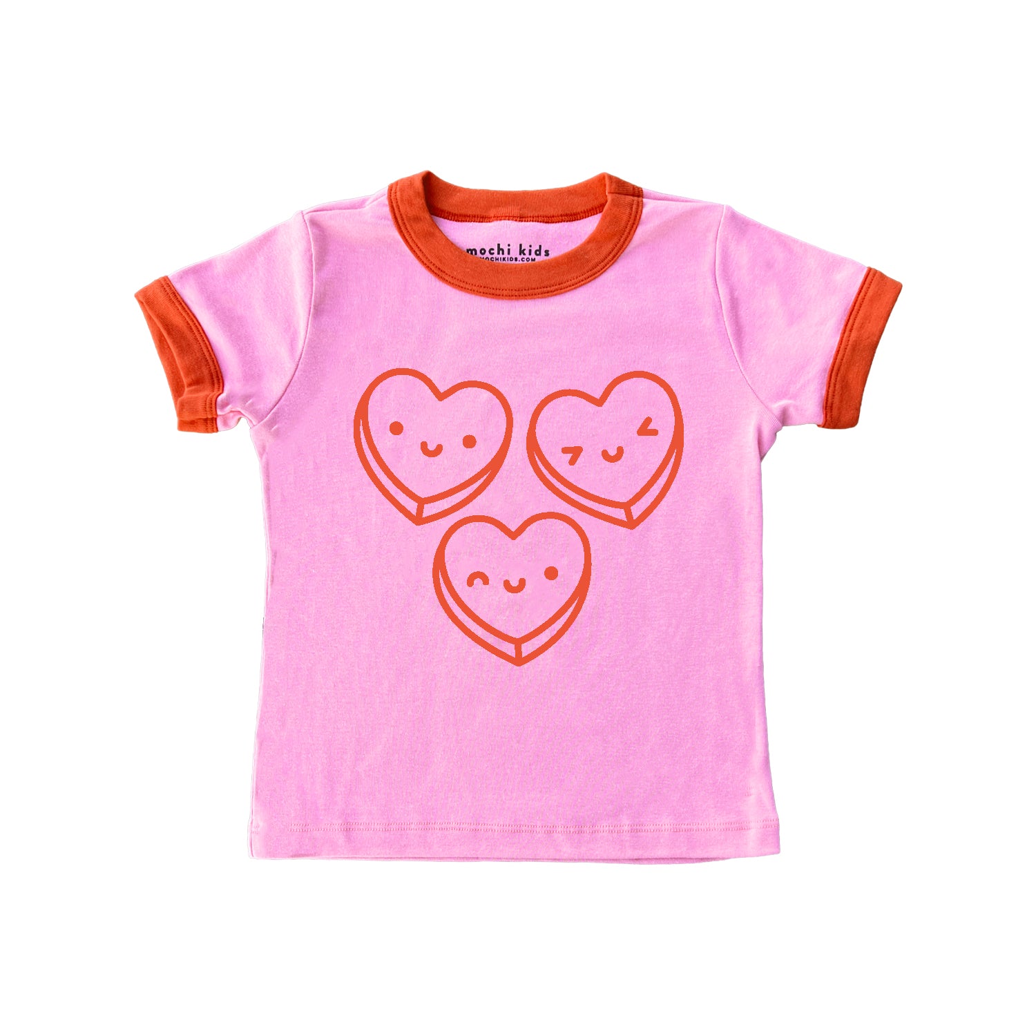 Candy Hearts Kids Graphic Tee
