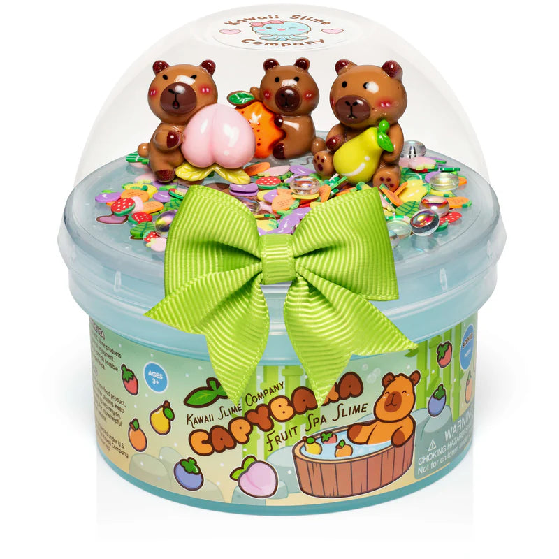 Capybara Fruit Spa Clear Slime