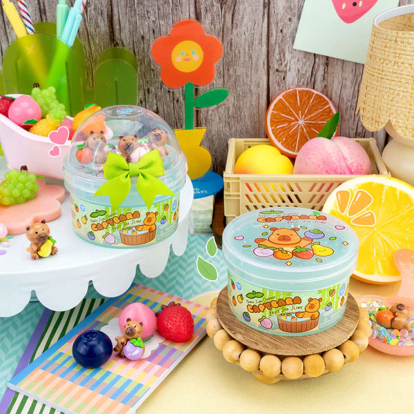 Capybara Fruit Spa Clear Slime