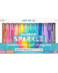 Rainbow Sparkle Watercolor Gel Crayons by Ooly