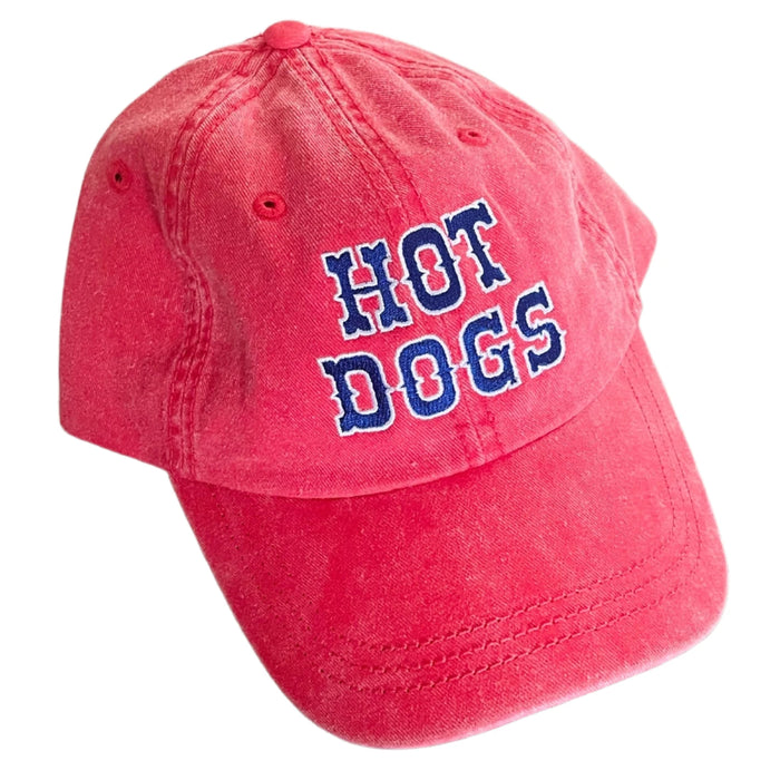 Hot DogsFoodie Adult Dad Hat  by The Silver Spider