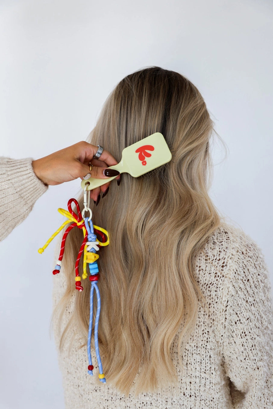 Mini Scalp to Ends Hairbrush Keychain