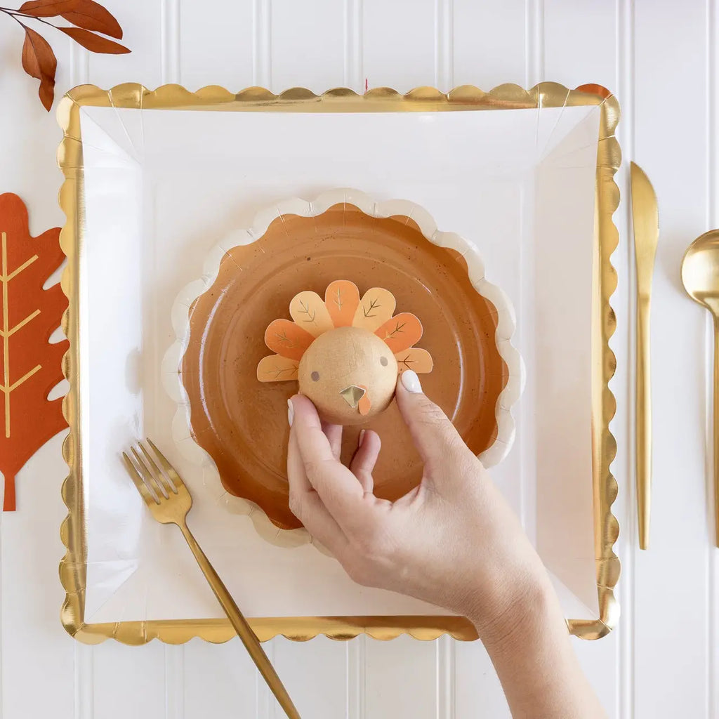 Pumpkin Pie Dessert Paper Plates by My Mind's Eye Paper Goods