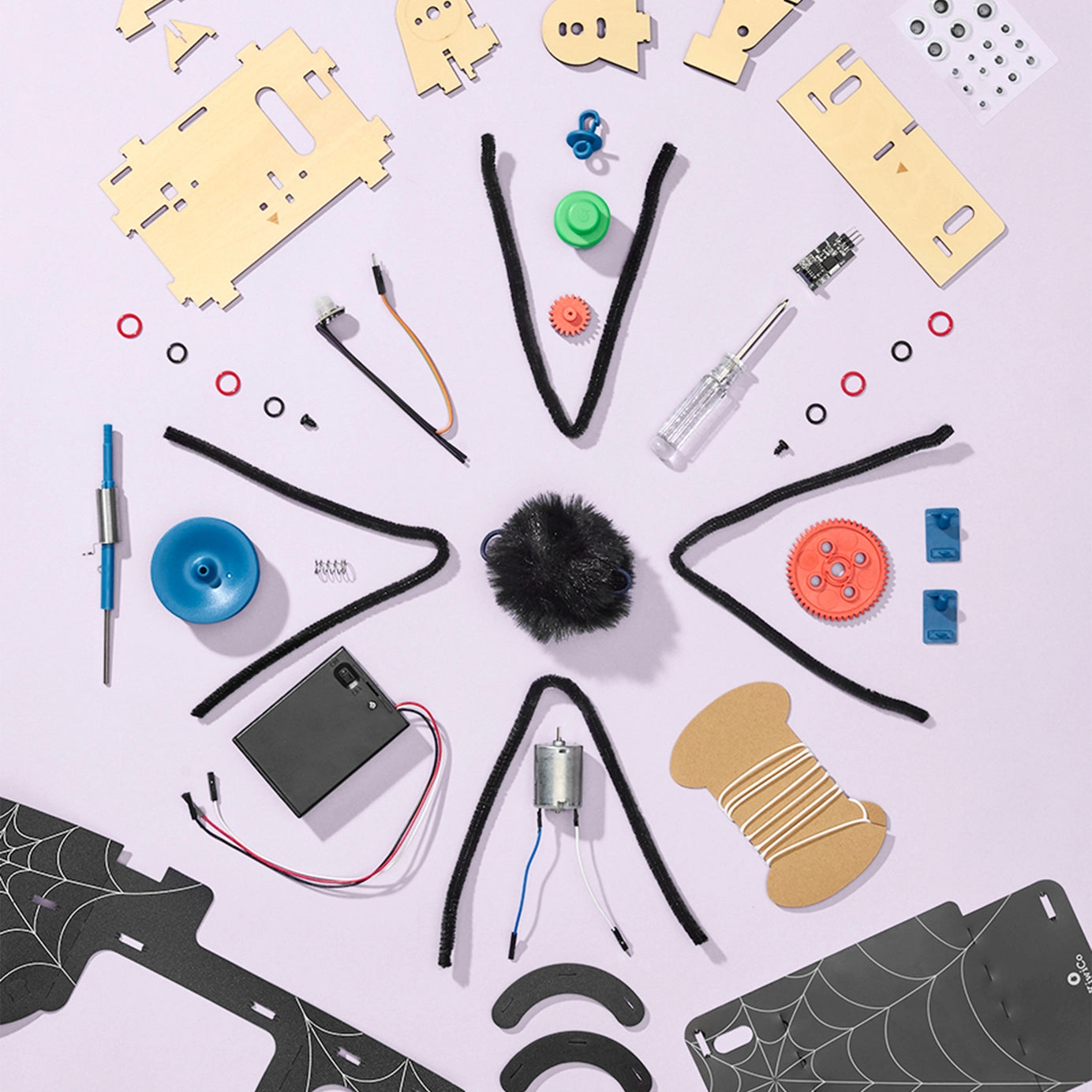 Motion-Sensing Spider Kit
