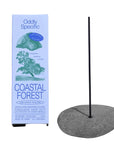Coastal Forest incense stick, by Oddly Specific, with packaging on a white background.