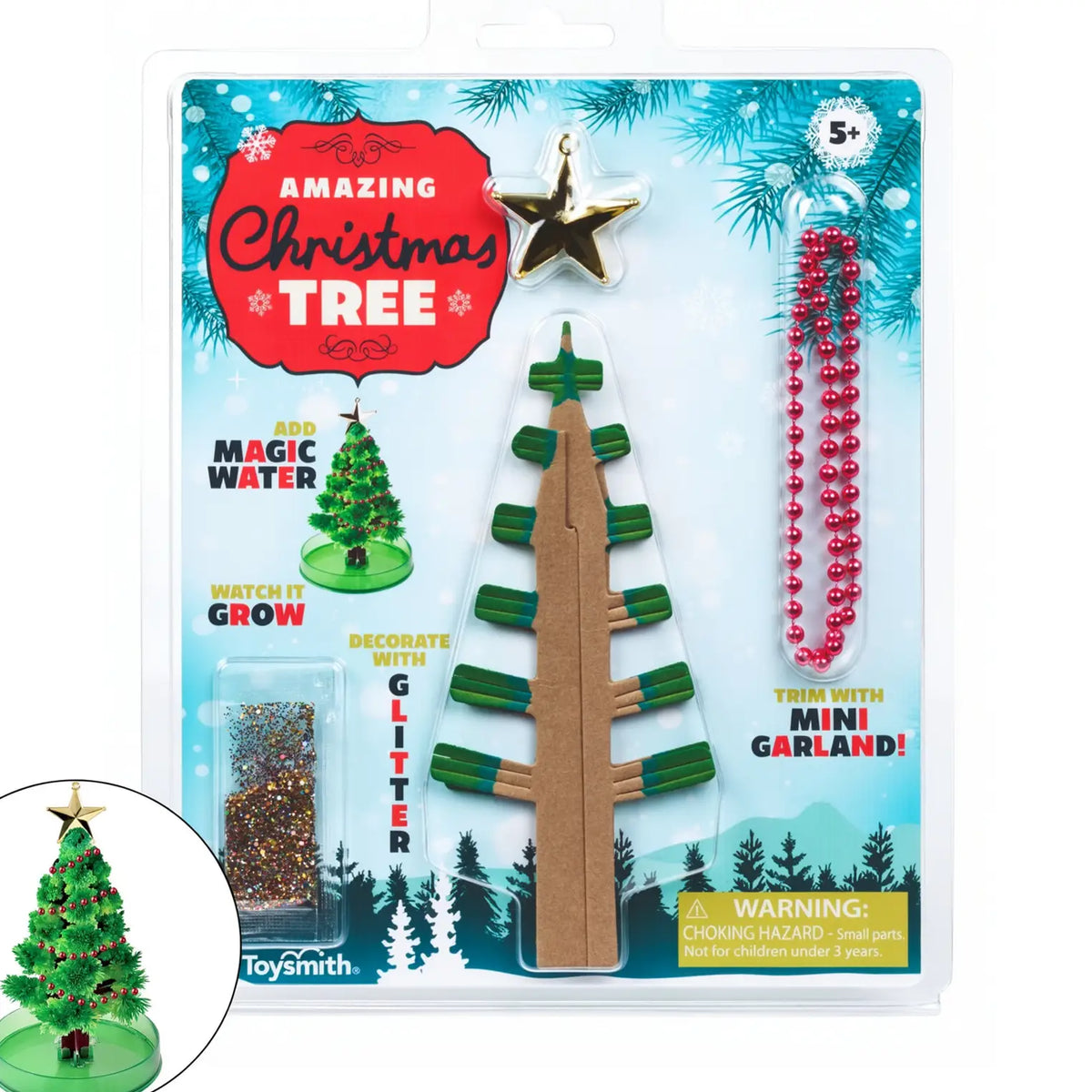 Amazing Crystal Growing Christmas Tree