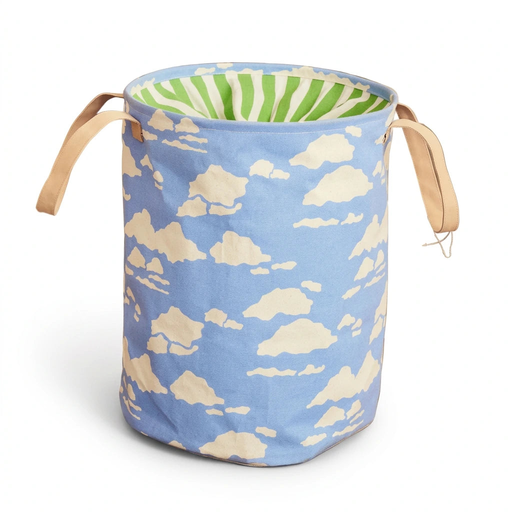 Canvas Laundry Hamper - Cloud