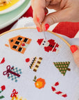 Colorful Christmas Cross Stitch Kit