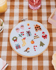 Colorful Christmas Cross Stitch Kit