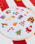 Colorful Christmas Cross Stitch Kit