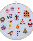 Colorful Christmas Cross Stitch Kit