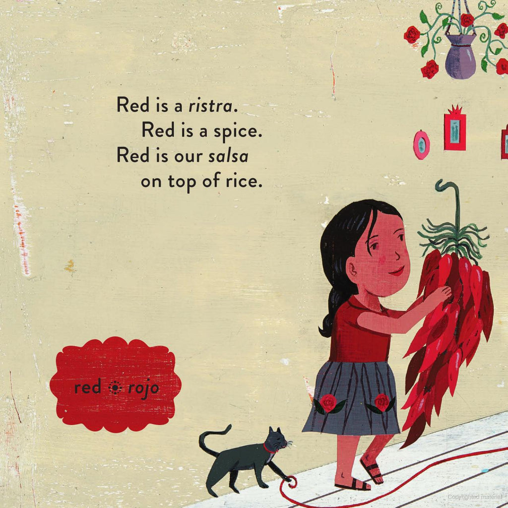 SALE Green Is a Chile Pepper: A Book of Colors by Roseanne Greenfield Thong