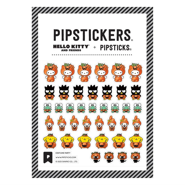 Hello Kitty And Friends Costume Party Sticker Sheet