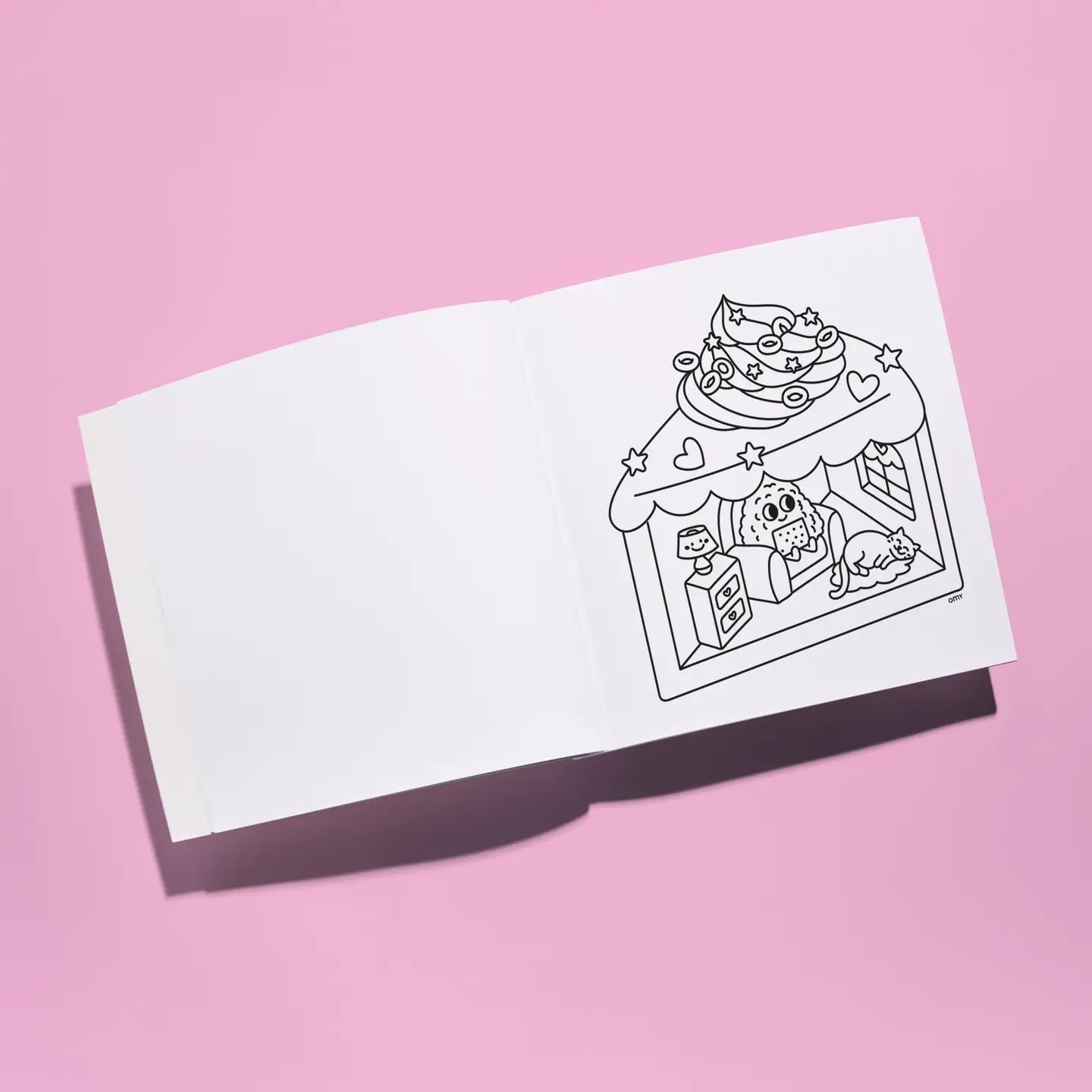 Kawaii - Cozy Art Coloring Book