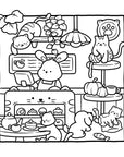 Cozy Cafe Coloring Book by Belly Bean Co.