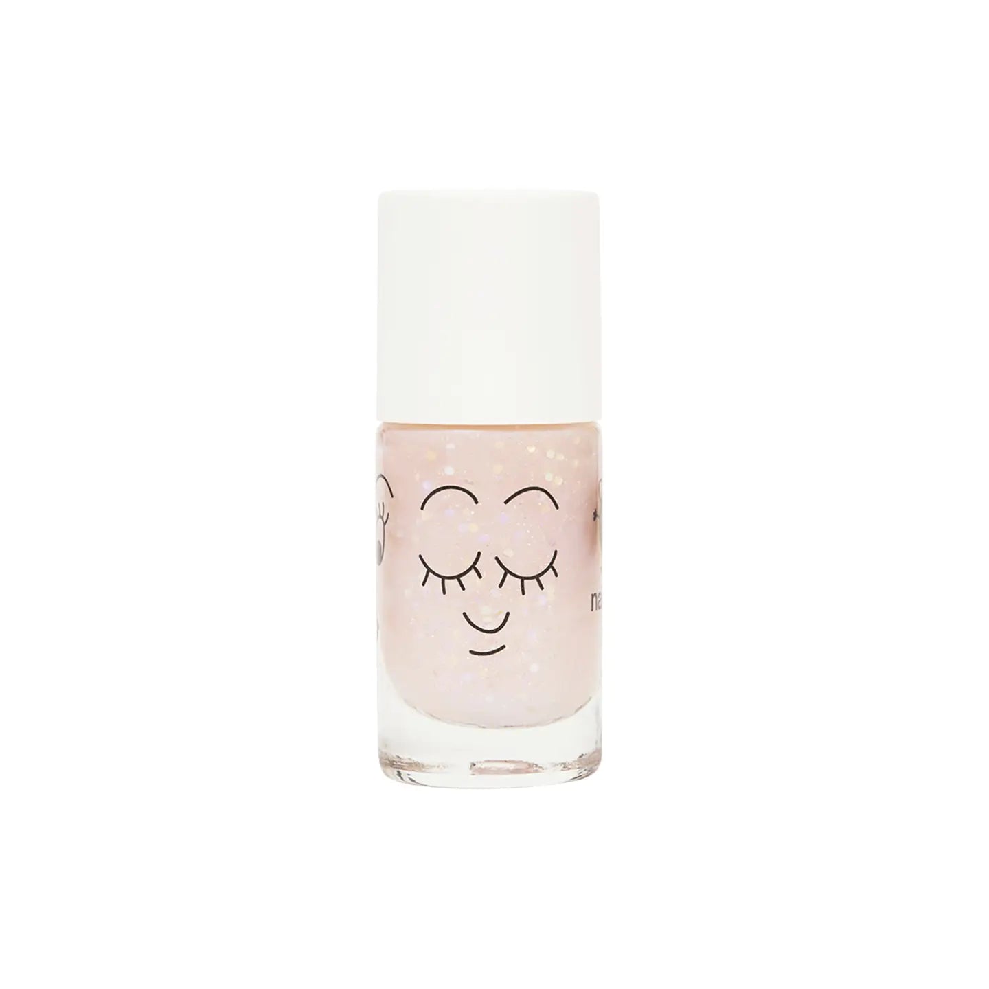 Peach &amp; Pink Sparkle CRAC Nail Polish and Nail Sticker Set