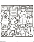Cozy Crafty Coloring Book by Belly Bean Co.