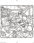 Cozy Crafty Coloring Book by Belly Bean Co.