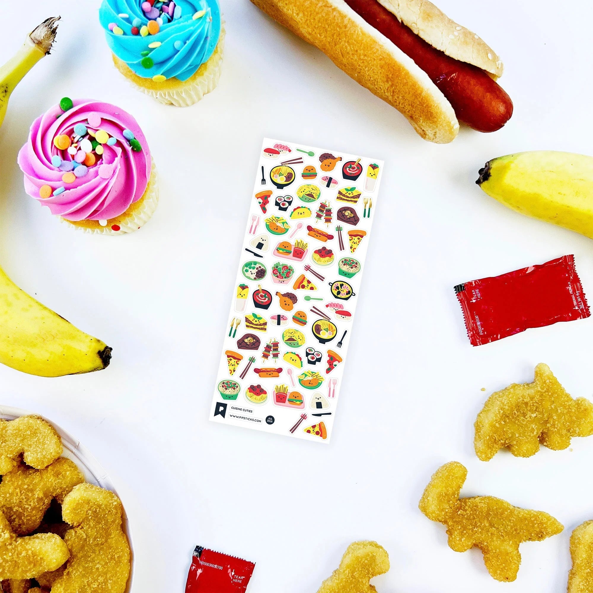 Cuisine Cuties Sticker Sheet