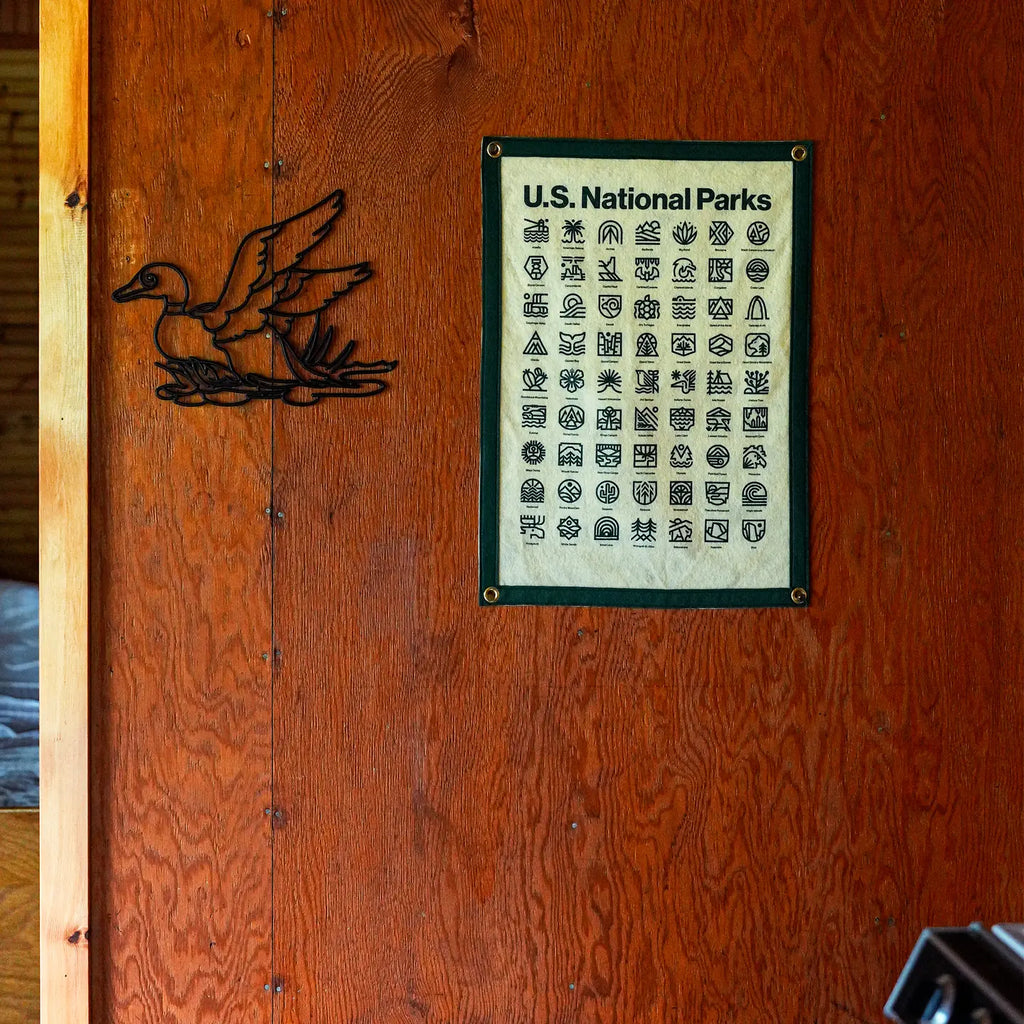 National Parks Camp Flag by Steve Wolf x Oxford Pennant