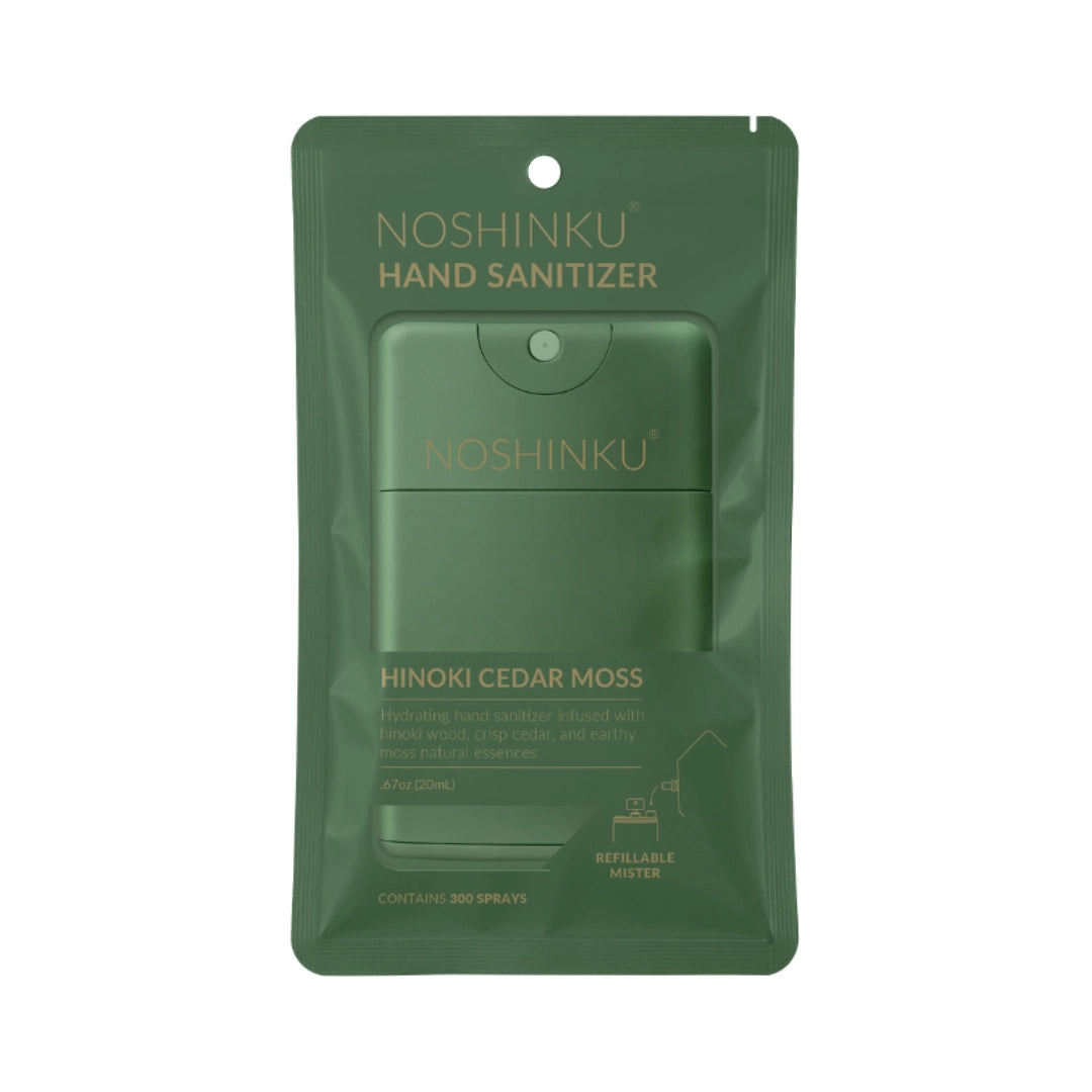 Hinoki Cedar Moss Pocket Hand Sanitizer