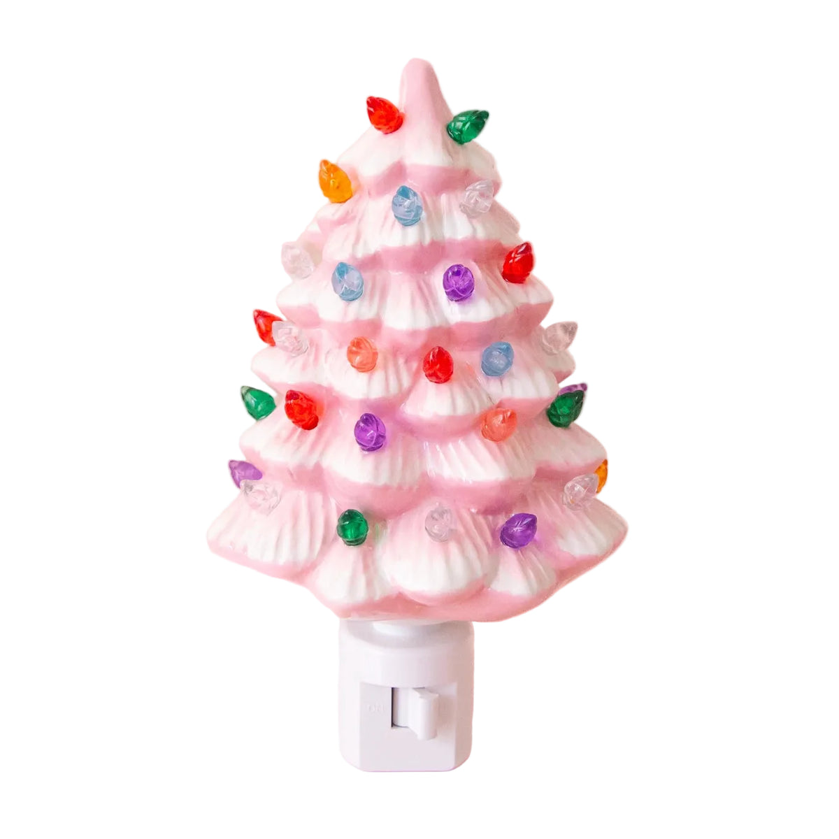 Vintage Tree Night Light - Pink