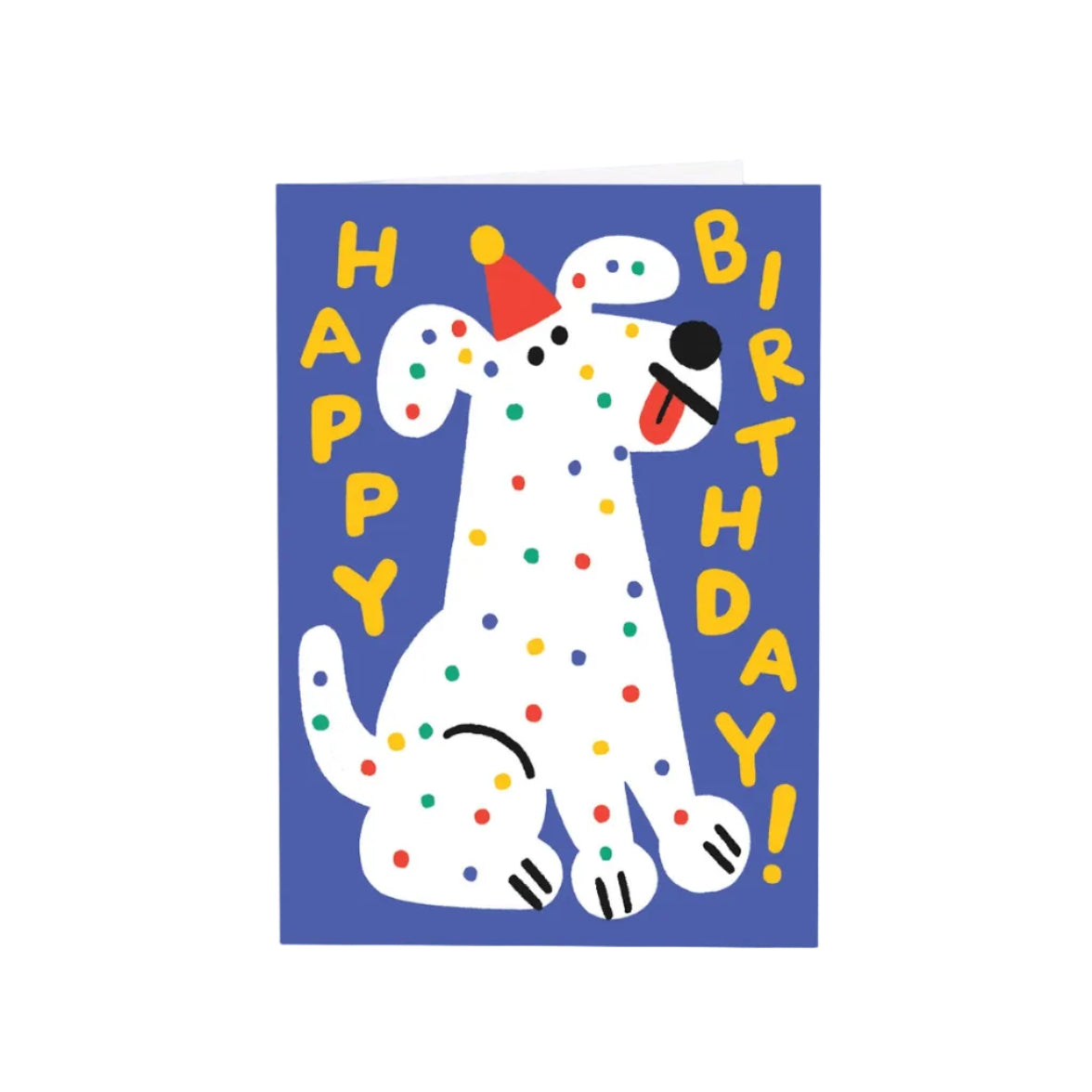 Spotty Dog Birthday Card